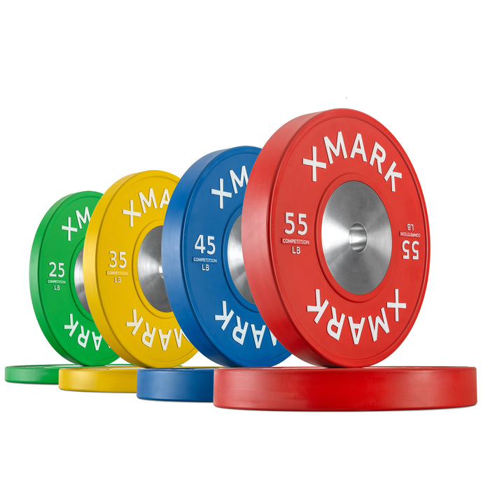 XMARK Premium Competition Bumper Plates (LB), Pairs and Sets No Set - Sweatfully