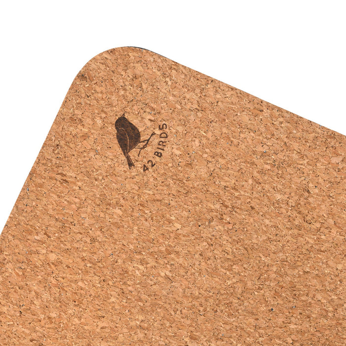 Cork Lightweight Yoga Mat “The Robin” - Sweatfully