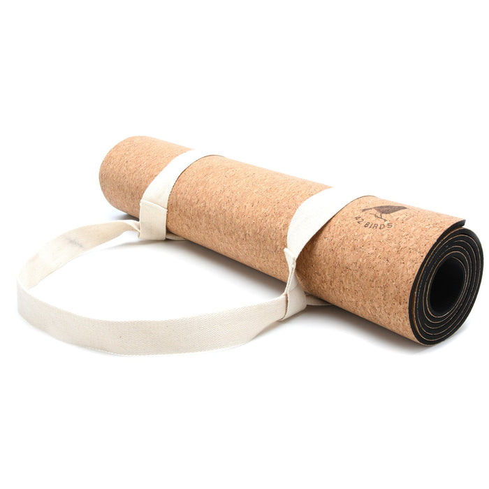 Cork Lightweight Yoga Mat “The Robin” - Sweatfully