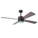 52 Inch Bucholz Industrial Dimmable RGB LED Ceiling Fan with Remote and APP Control - Sweatfully