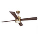 52 Inch Bucholz Industrial Dimmable RGB LED Ceiling Fan with Remote and APP Control - Sweatfully
