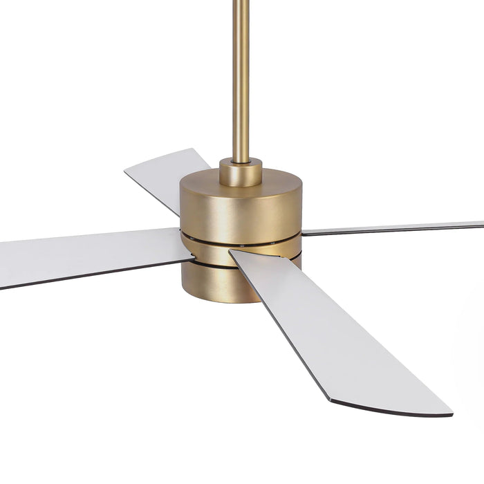 52 Inch Bucholz Industrial Dimmable RGB LED Ceiling Fan with Remote and APP Control - Sweatfully