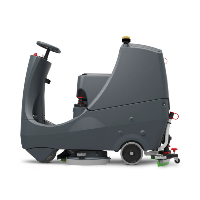 NaceCare CRL 2128/50T 28″ Compact Ride-On Scrubber – 1 NX1K Battery - Sweatfully