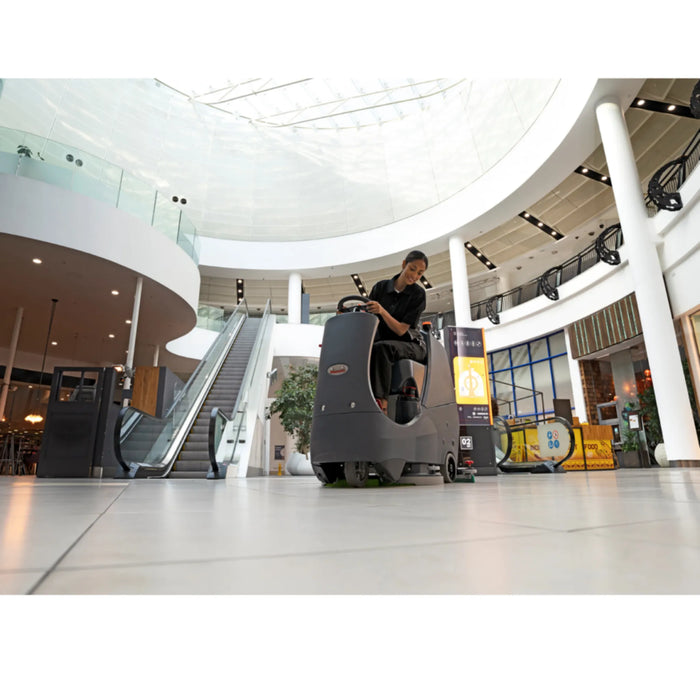 NaceCare CRL 2128/50T 28″ Compact Ride-On Scrubber – 1 NX1K Battery - Sweatfully