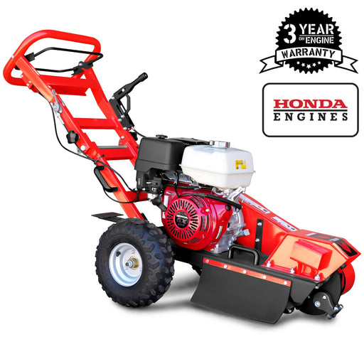 Stump Grinder with 12" Blades 13HP Honda GX390 Off-Road Tree Stump Removal - Sweatfully