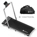 DeerRun A5 Pro Smart 2 in 1 Folding Treadmill Silver - Sweatfully