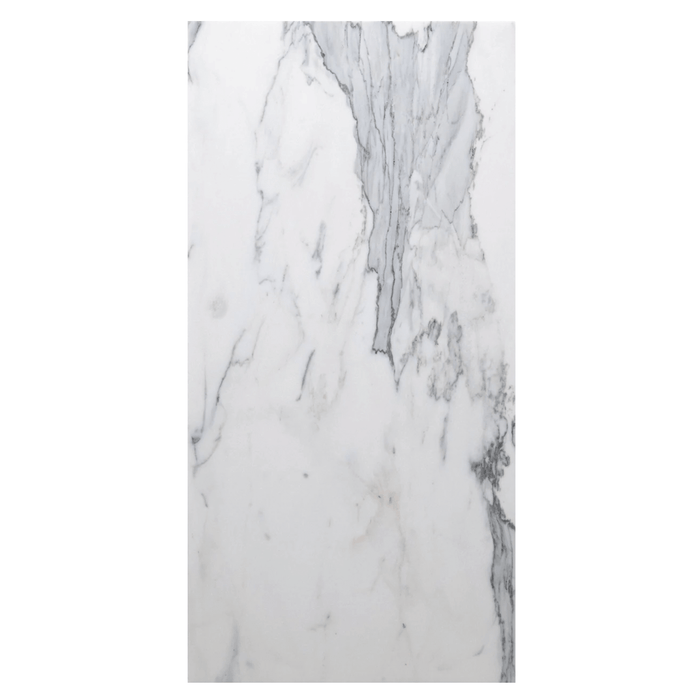Calacatta 12"x24" Honed Marble Tile - Sweatfully