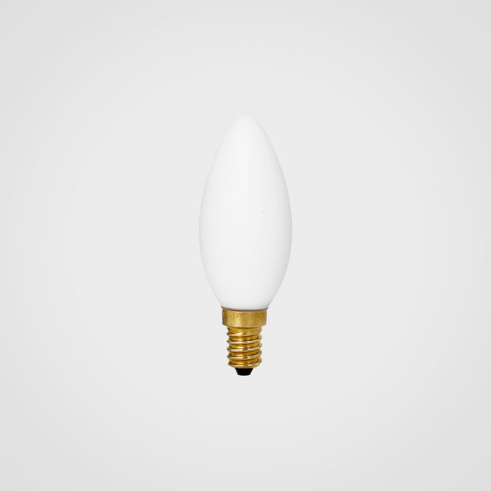 Candle E12 Matte White LED Bulb - Sweatfully