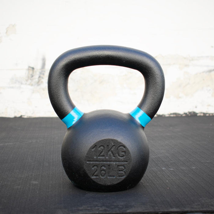 Muscle D Cast Kettlebells - Muscle D Fitness - Quality Handle Design - Heavy Duty Coating - Sweatfully