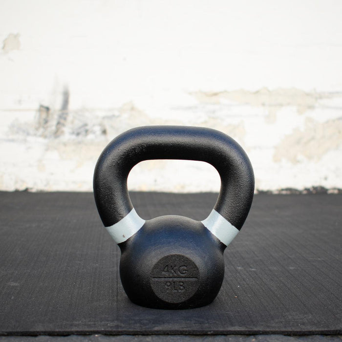 Muscle D Cast Kettlebells - Muscle D Fitness - Quality Handle Design - Heavy Duty Coating - Sweatfully