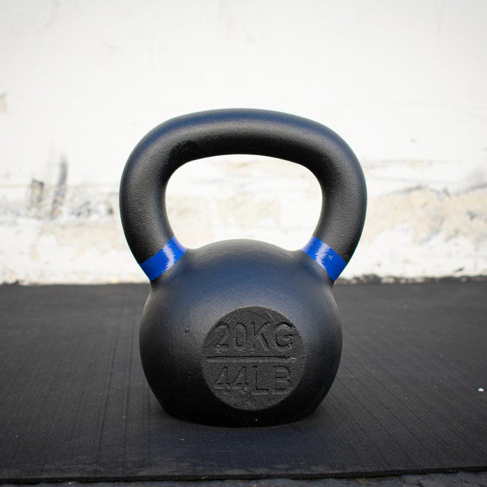 Muscle D Cast Kettlebells - Muscle D Fitness - Quality Handle Design - Heavy Duty Coating - Sweatfully
