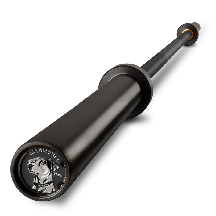 XMARK Catahoula IWF Men’s Training Bar, 190,000 PSI, 28mm Grip, US Cerakote CATAHOULA-RED - Sweatfully