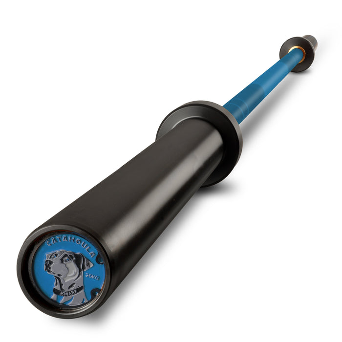 XMARK Catahoula IWF Men’s Training Bar, 190,000 PSI, 28mm Grip, US Cerakote CATAHOULA-RED - Sweatfully