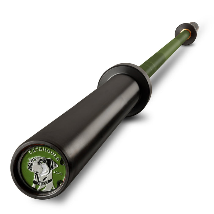 XMARK Catahoula IWF Men’s Training Bar, 190,000 PSI, 28mm Grip, US Cerakote CATAHOULA-RED - Sweatfully