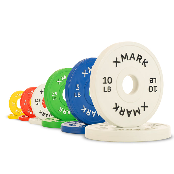 XMARK Olympic Change Plates (Pounds 6-Pairs ½ to 10 lbs.) CHANGE-SET-LB - Sweatfully