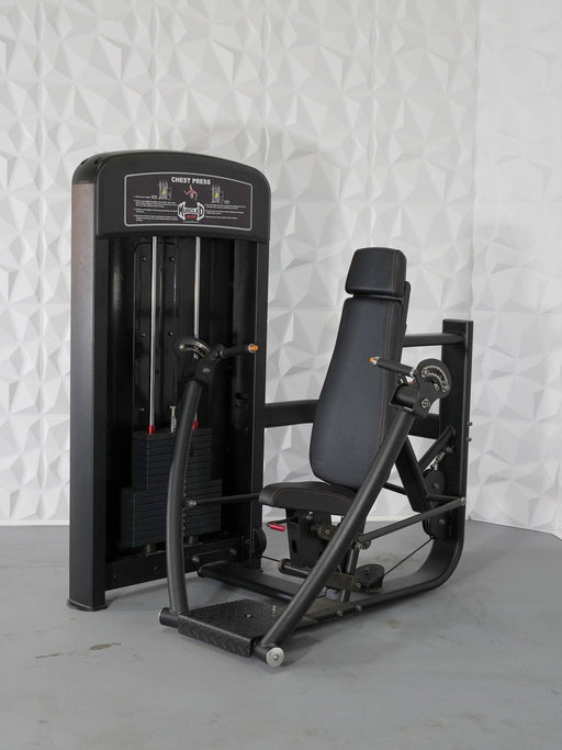 Elite Selectorized Chest Press - Muscle D Fitness - Commercial Grade - Adjustable Seat - Pin Selectorized - Sweatfully