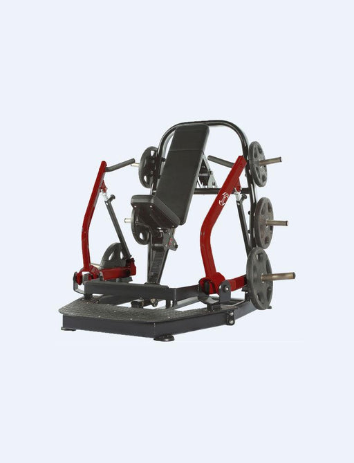 Pro Strength Decline Chest Press - Muscle D Fitness - Premium - Adjustable - Plate Loaded - Lower Chest Workout - Sweatfully