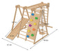 Chestnut 8-in-1 Jungle Gym for Toddlers | Indoor & Outdoor Wooden Playset - Sweatfully