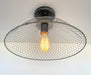 CHICKEN WIRE Farmhouse Ceiling Light - Sweatfully