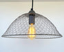 Chicken Wire Farmhouse Pendant Light - Sweatfully