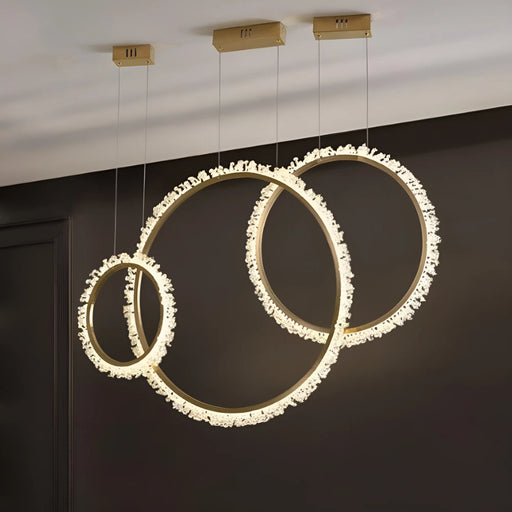 Circle Crystal Chandelier - Sweatfully