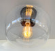 Large Schoolhouse Clear Glass Ceiling Light - Sweatfully