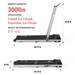 DeerRun A5 Pro Smart 2 in 1 Folding Treadmill Silver - Sweatfully