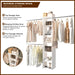 Closet System Starter Kit with Tower and 3 Hang Rods - Sweatfully