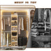 Closet System Starter Kit with Tower and 3 Hang Rods - Sweatfully