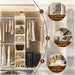 Closet System Starter Kit with Tower and 3 Hang Rods - Sweatfully
