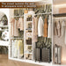 Closet System Starter Kit with Tower and 3 Hang Rods - Sweatfully