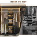 Closet System Starter Kit with Tower and 3 Hang Rods - Sweatfully