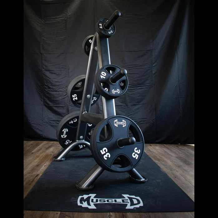Pro Urethane Coated Olympic Plates - Per Pair / Set - Muscle D Fitness - Olympic Weight Pair - Sweatfully