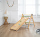Hazel CocoMelon Pikler Triangle & Rocker Set – Montessori Climbing Ladder for Toddlers - Sweatfully
