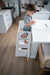 Date CocoMelon 3-in-1 Kitchen Tower for Kids – Step Stool & Chalkboard Learning Helper - Sweatfully