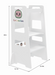 Date CocoMelon 3-in-1 Kitchen Tower for Kids – Step Stool & Chalkboard Learning Helper - Sweatfully