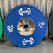 Color Urethane Bumper Plates - Smooth Hub - Made for Heavy Use - Sweatfully