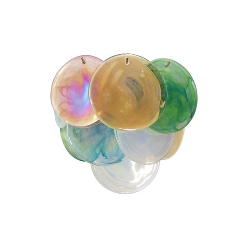 Colorful Vintage Murano Disc Wall Lamp - Sweatfully