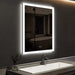 Compact Edge Glow LED Bathroom Mirror - Sweatfully
