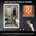 Compact Edge Glow LED Bathroom Mirror - Sweatfully