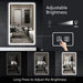 Compact Edge Glow LED Bathroom Mirror - Sweatfully