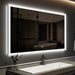 Compact Edge Glow LED Bathroom Mirror - Sweatfully