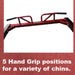 Compact Half Cage Complete Weight Kit - Muscle D Fitness - Storage Squat Rack Adjustable - Dip Handles - Sweatfully