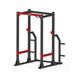 Compact Power Cage - Muscle D Fitness - Adjustable Squat Rack - Gym Storage - Chin up Bar - Home Gym - Sweatfully