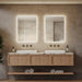 Compact Sleek Backlit LED Bathroom Mirror - Sweatfully