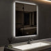 Compact Sleek Backlit LED Bathroom Mirror - Sweatfully