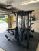 4 Stack Megatron Compact Multi-Gym  - Muscle D Fitness - Space Saving - Leg Extension & Curl, Lat Pull, Low Row, Multi-Press - Sweatfully