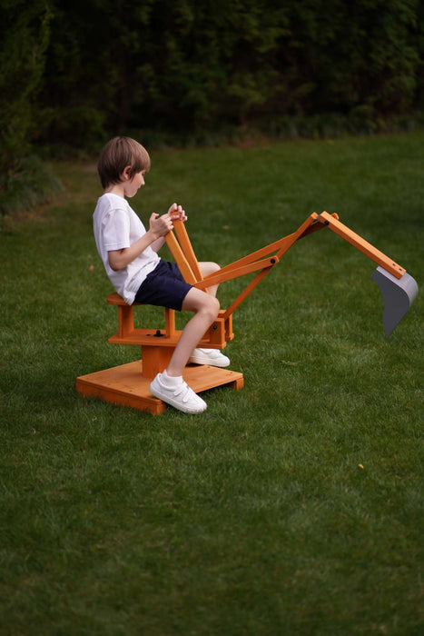 Outdoor Excavator Digger Toy for Kids | Backyard Construction Ride-On (Sandbox Not Included) - Sweatfully