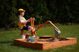 Outdoor Excavator Digger Toy for Kids | Backyard Construction Ride-On (Sandbox Not Included) - Sweatfully