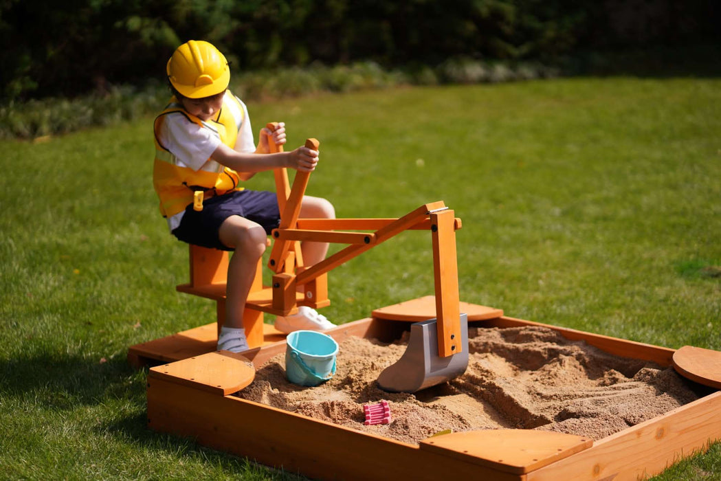 Outdoor Excavator Digger Toy for Kids | Backyard Construction Ride-On (Sandbox Not Included) - Sweatfully